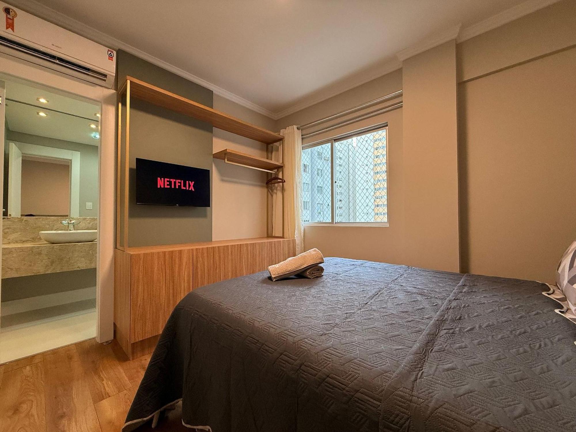 Pd01- 3 Suites| Centro| Churrasq.| Telas Protecao Balneario Camboriu Luaran gambar