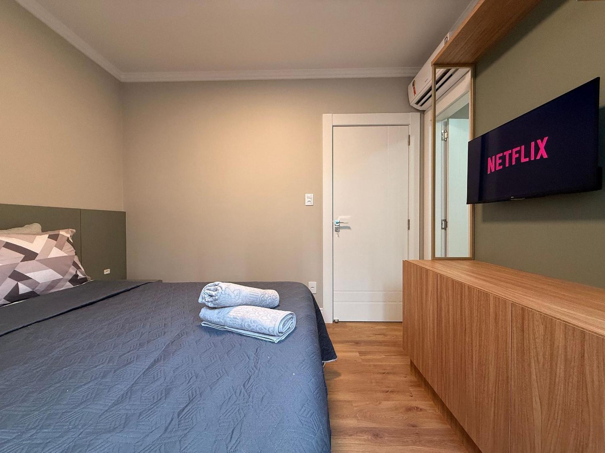 Pd01- 3 Suites| Centro| Churrasq.| Telas Protecao Balneario Camboriu Luaran gambar