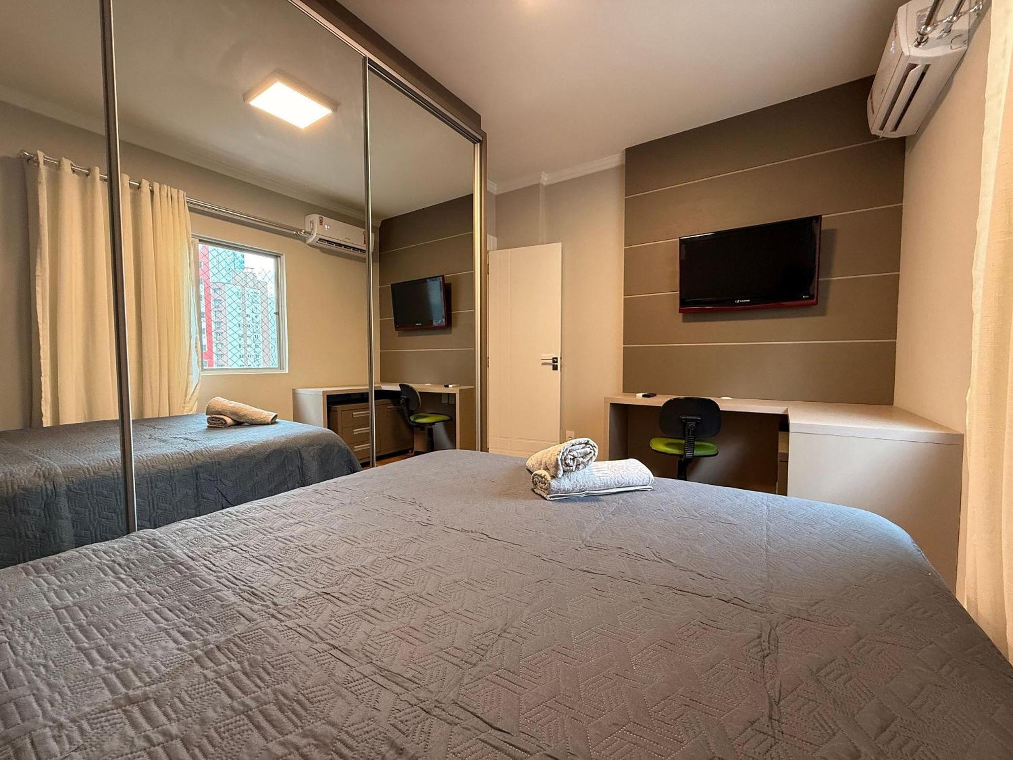 Pd01- 3 Suites| Centro| Churrasq.| Telas Protecao Balneario Camboriu Luaran gambar